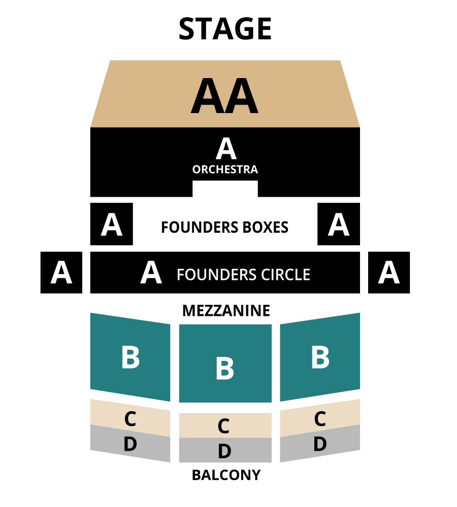 Thousand Oaks Performing Arts Center Seating Chart