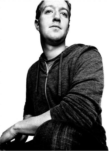 Platon's portrait of Mark Zuckerberg