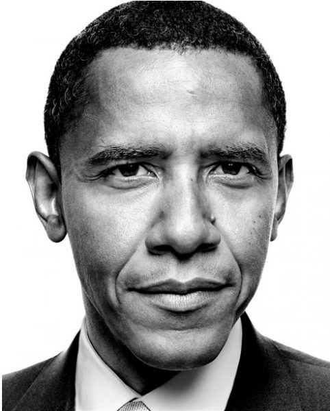 Platon's portrait of President Obama