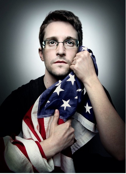 Platon's portrait of Edward Snowden
