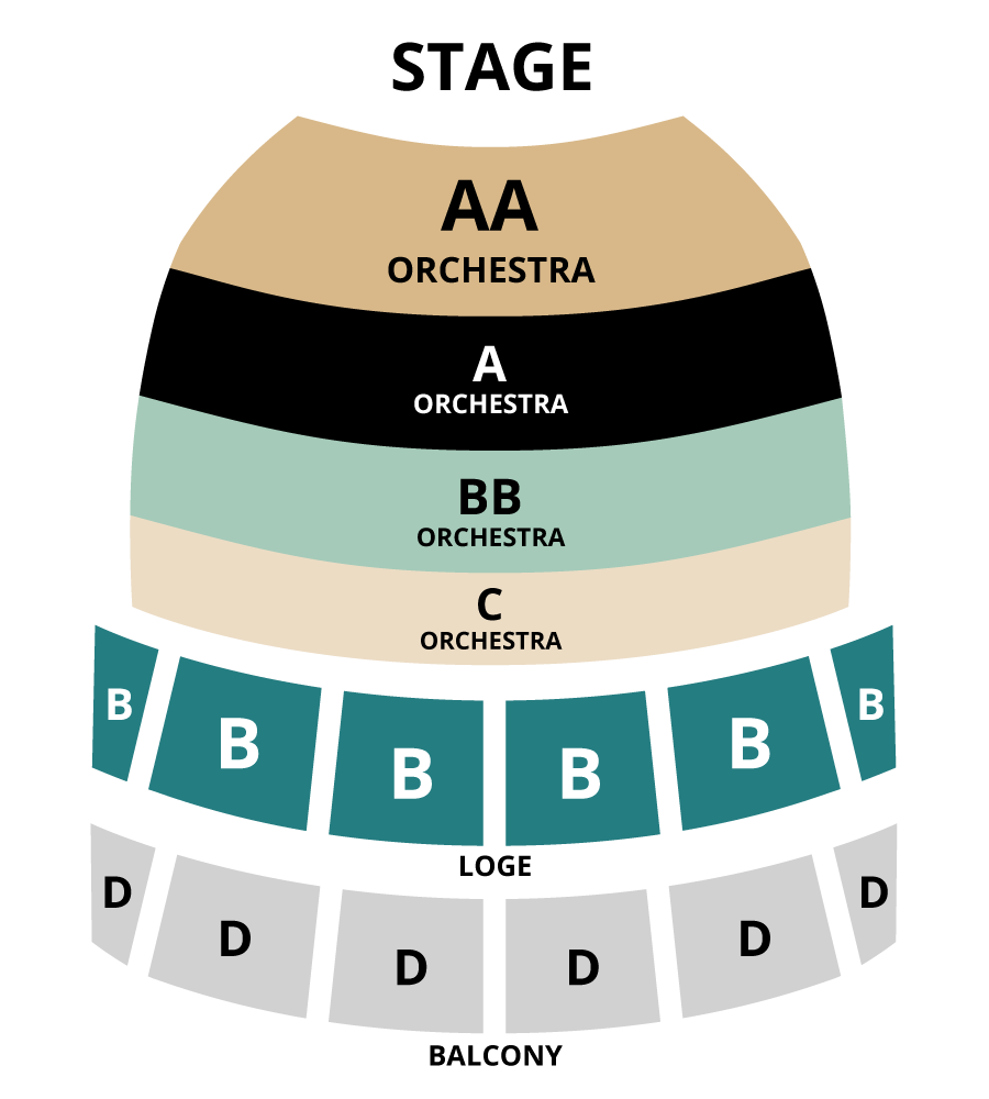 Long Beach Terrace Theater Seating Chart