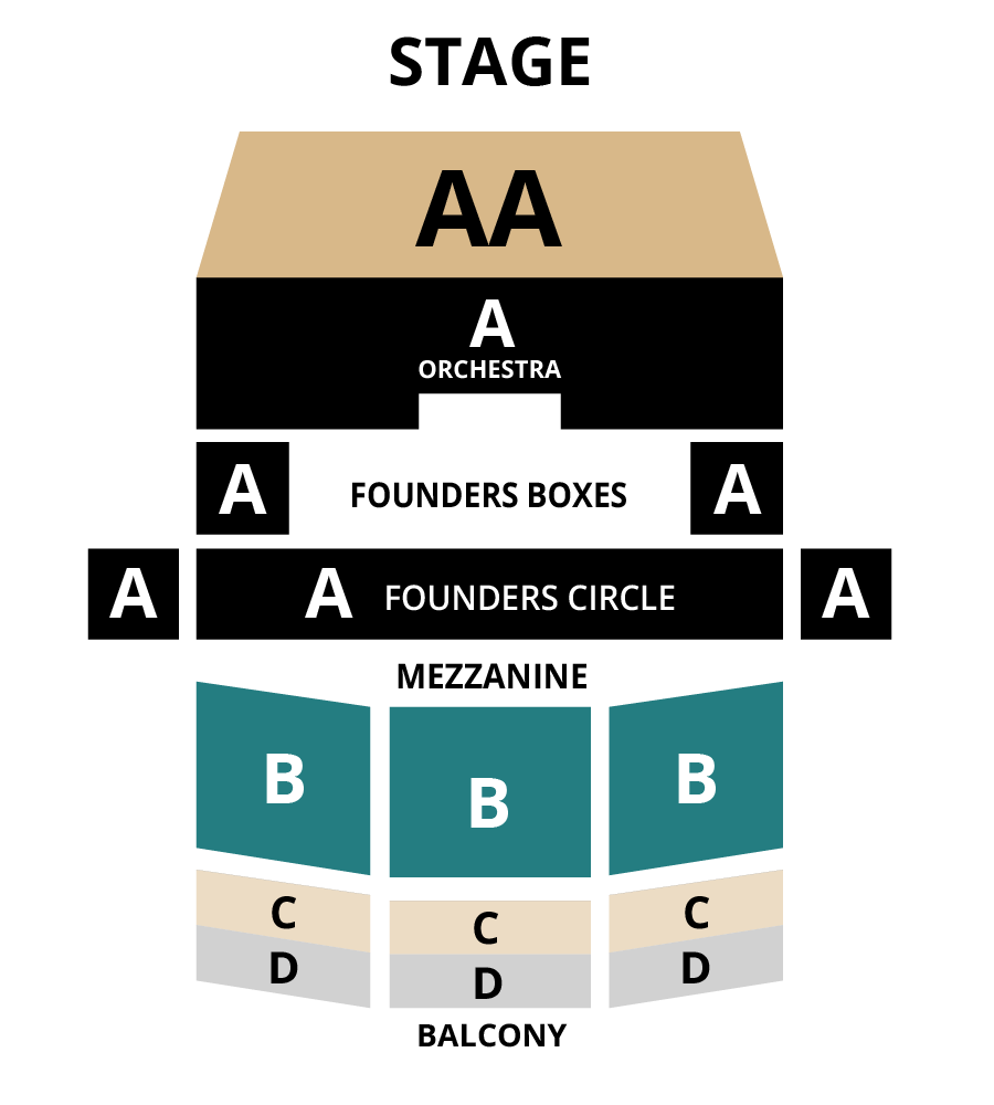 Thousand Oaks Performing Arts Center Seating Chart